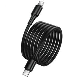hoco. Cablu Date si Incarcare USB-C - USB-C HOCO X120, 60W, 1m, Negru - evomag