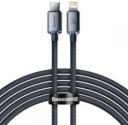 Baseus Cablu pentru incarcare si transfer de date Baseus Crystal Shine, USB Type-C/Lightning, 20W, 2m, Negru