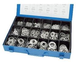 Clampton Alumínium alátét készlet 1410 db (alu-keszl)