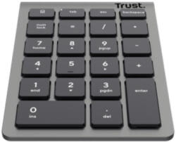 Trust Tastatura numerica Trust Xalax WS Bluetooth/USB Wireless Gray (TR-25709)