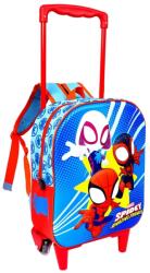 Spidey and His Amazing Friends Ghiozdan tip troller cu un compartiment, 3D Spidey and His Amazing Friends