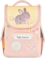 Tiger Family Ghiozdan neechipat, Tiger Family, Nature Quest Pro, Bows and Bunny