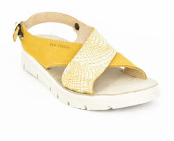 Fly Flot Sandale din piele naturala FLY FLOT 169 Galben