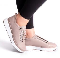 Taby Pantofi piele 4586 powder