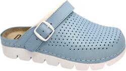 Dr. Feet Saboti piele naturala Dr. Feet 9014 albastru deschis