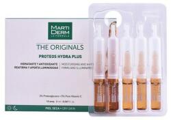 MartiDerm The Originals Protoes Hydra Plus ser hidratant in fiole cu vitamina C 10x2 ml
