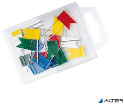 WEDO Térképtű, zászló, 20 db, WEDO, vegyes színű (056299) - alter