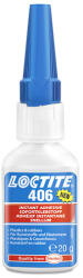 LOCTITE 406 kis viszkozitású, gyorsan kötő pillanatragasztó (20g)