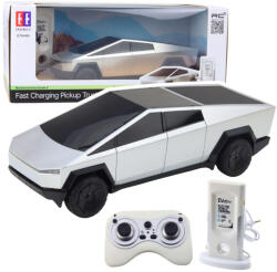 DOUBLE E Távirányítású autó RC pickup teherautó 4 vezetési mód ezüst