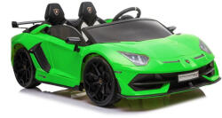 LEAN Toys Lamborghini Aventador SX2028 zöld akkumulátoros autó