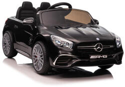 LEAN Toys Akkumulátoros autó Mercedes SL65 S Feketére festett LCD