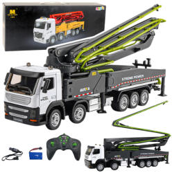 Huina Toys RC betonkeverő teherautó távirányítós Huina Gray 1: 18