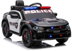 LEAN Toys Akkumulátoros autó Dodge Charger Police fekete