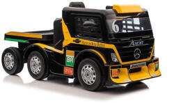 LEAN Toys Akkumulátoros autó Mercedes XMX622B Félpótkocsi Sárga LCD