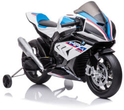LEAN Toys Akkumulátoros motorkerékpár BMW HP4 Race JT5001 fehér