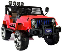 Jeep Elektromos Ride On S2388 Jeep Piros 4x45W