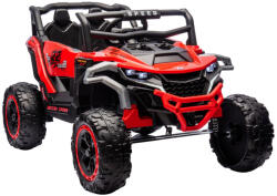 LEAN Toys M1 piros akkumulátoros terepjáró