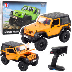 DOUBLE E RC Jeep Wrangler Rock Crawler Narancssárga 1: 14 Távirányítású Terepjáró