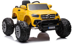 LEAN Toys Akkumulátoros autó Mercedes DK-MT950 4x4 Arany-Sárga Lakkozott