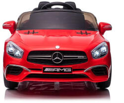 LEAN Toys Jármű akkumulátorral Mercedes SL65 S piros lakkozott LCD