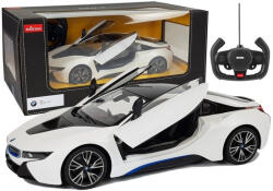 Rastar Autó R/C BMW i8 Rastar 1: 14 fehér automata ajtók