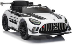 LEAN Toys Akkumulátoros autó Mercedes AMG GT3 White