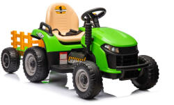 LEAN Toys Akkumulátoros traktor BBH-030, zöld