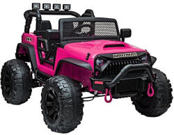 Jeep JC666 elektromos autó, rózsaszín fényezéssel