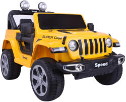 LEAN Toys Akkumulátoros jármű FT-938 Sárgára festett 4x4