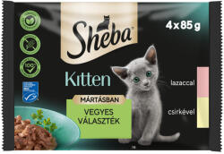 Sheba Kitten salmon & chicken 4x85 g