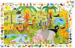 DJECO Megfigyeltető puzzle - Dzsungel 35 db-os