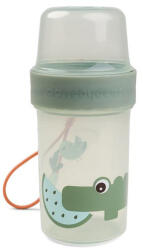 Done by Deer Pohár 2 részes snack tároló, L-es méret, Croco, zöld