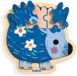 DJECO Fa puzzle - Süni, 9 db-os