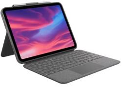Logitech Tastatura Logitech Combo Touch Smart Connector Iluminata Trakpad Detasabil iPad Gen10 US Gri (920-011382)