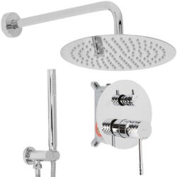Rea Set de dus incastrat Rea Lungo Diamond + BOX crom lucios (REA-P6963)