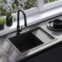 Rea Chiuveta inox Fin negru (ZLE-06014) Chiuveta