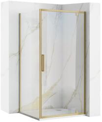 Rea Cabina dus REA Rapid Swing 90x90 cm auriu periat (KPL-02501)