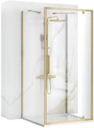 Rea Cabina de dus De colt Rapid Swing 90x90 cm auriu periat (KPL-02521)