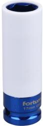 Fortum hosszú gépi dugókulcs alufelnihez 1/2" 17mm (4700817)