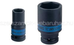KING TONY gépi vékonyfalú dugófej 1/2" 22mm (483522M)