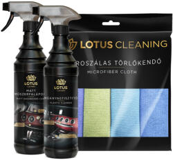 Lotus Cleaning matt műanyag tisztító és műszerfal ápoló szett (LO600000186)