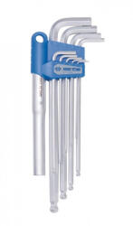 KING TONY extra hosszú imbuszkulcs készlet 9db, hosszabbítóval (20109MRU)