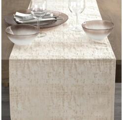 EUROFIRANY Alina jacquard asztali futó Bézs 40x140 cm