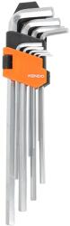 Kendo extra hosszú imbuszkulcs készlet 9db-os 1, 5-10mm (040208-0733)