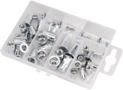 Fortum szegecsanya készlet, M3-M8, 40 darabos (4770682)