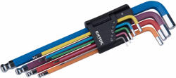 Extol színes, extra hosszú imbuszkulcs készlet 9db 1, 5-10mm (8819316)