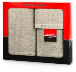 Eurofirany Evi Pierre Cardin 3db-os pamut törölköző szett Világos bézs