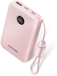 Vention FKAP0-C FKAP0-C Powerbank, 10000mah, (rózsaszín, 22, 5W) (FKAP0-C)