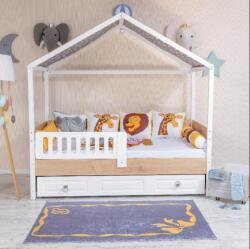 MyKids Montessori lenjerie 8 piese PS110 95x195 cm Lenjerii de pat bebelusi‎, patura bebelusi
