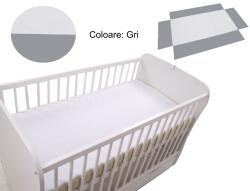 Klups Cearceaf fara elastic gri 120x60 Lenjerii de pat bebelusi‎, patura bebelusi